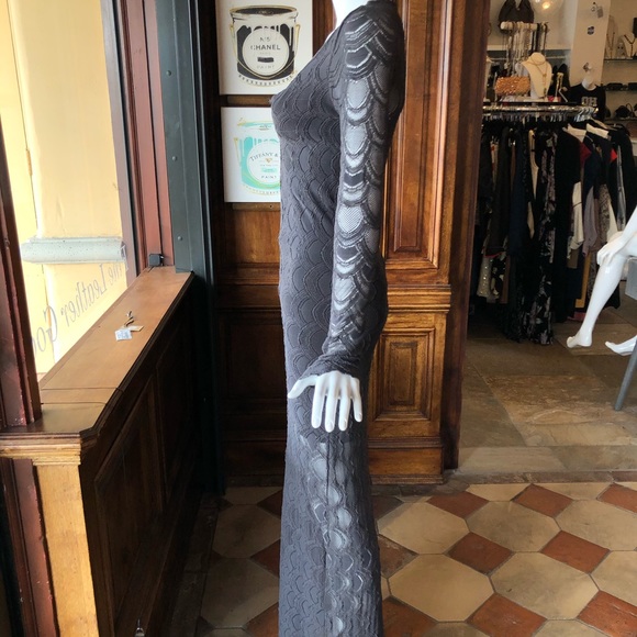 NightCap Victorian Lace Maxi Dress - Picture 5 of 7